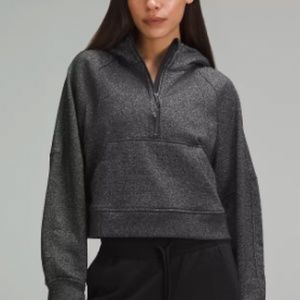 Scuba half-size hoodie in sparkle-grey - like new, discontinued item!